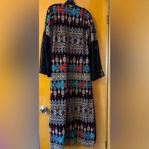 Palestinian Thobe / middle eastern dress style cardigan